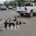 Motociclista gravemente lesionado en Juigalpa