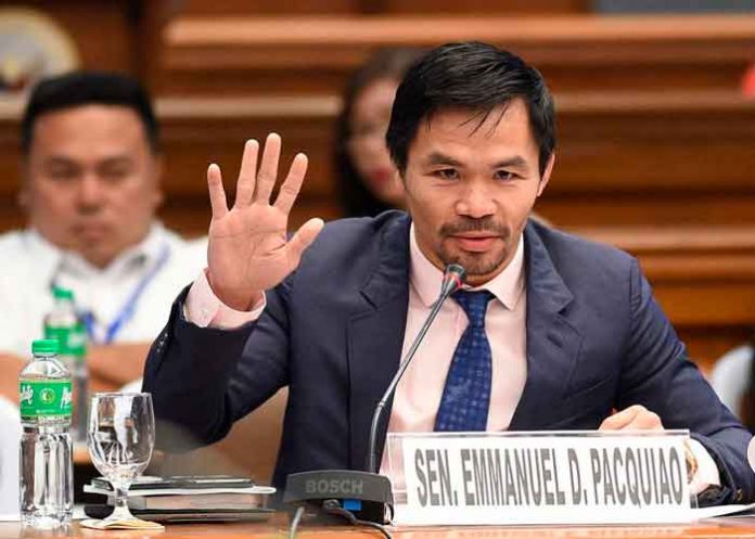 Manny Pacquiao anunció su candidatura a presidente de Filipinas