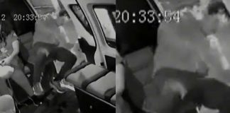 Hombre cae de bus en México al quedarse dormido