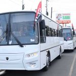 Flota de nuevos buses rusos para el transporte de Managua