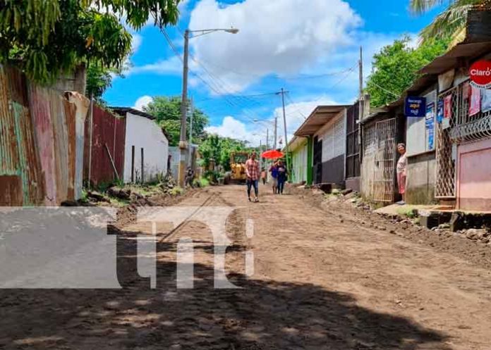 70% avanza la construcción de calles en el Anexo Villa Libertad de Managua