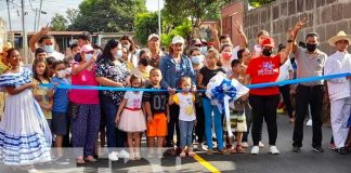 Nuevas calles para mejoría de las familias en Managua