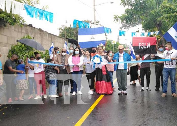 Nuevas calles para el barrio William Galeano, en Managua