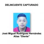 Presentación policial de sujeto que mató a un joven en Managua