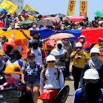 Jornada de protestas contra la agenda neoliberal del presidente Iván Duque