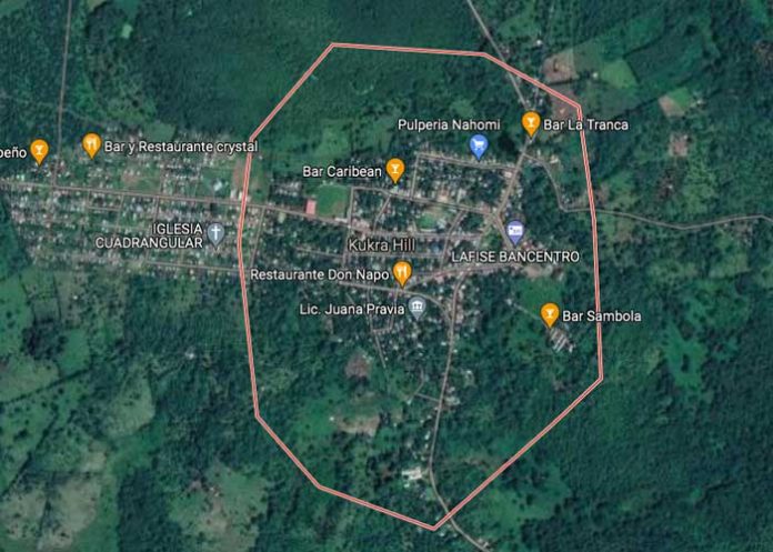 Foto: Imagen de satélite donde ocurrió un homicidio en Kukra Hill / Google Maps