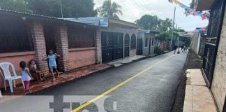 Obras de progreso en el barrio Jorge Dimitrov, Managua, con vivienda y nuevas calles