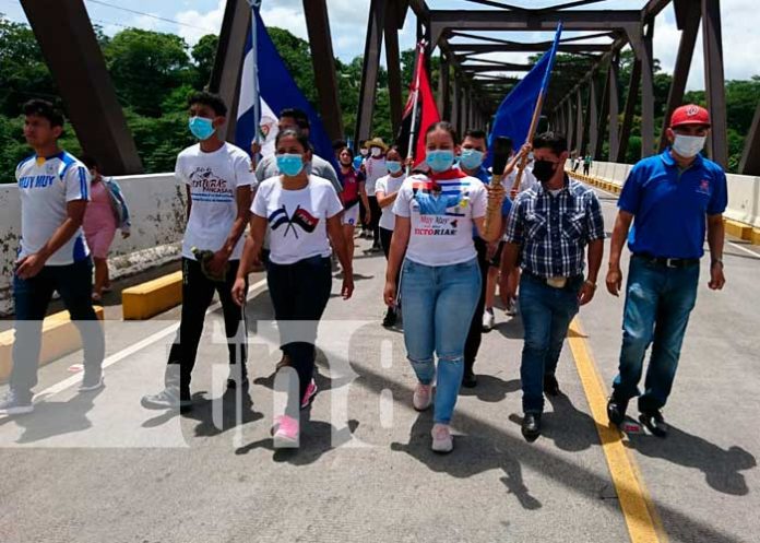 Antorcha del Bicentenario de la Independencia de Centroamérica recorre Matiguas