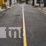 Foto: Obras de mejoramiento vial en Bello Horizonte, Managua / TN8
