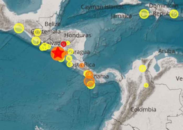 Enjambre sísmico continúa azotando el pacífico de Nicaragua