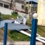 Río de Janeiro es afectado por fuertes vientos