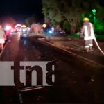 Solo cuantiosos daños materiales dejó un accidente en Matagalpa