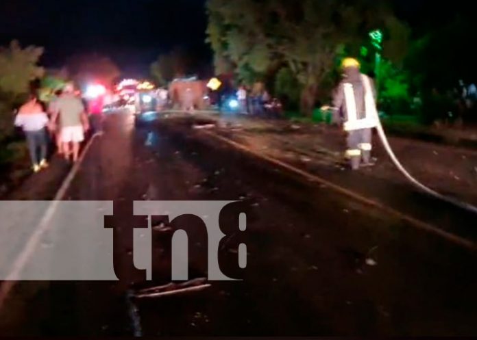 Solo cuantiosos daños materiales dejó un accidente en Matagalpa