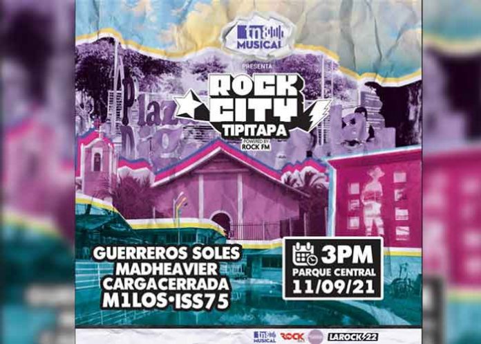 Promocional del evento Rock City Tipitapa