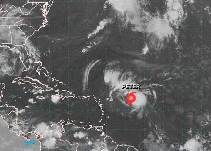 Se formó la tormenta tropical Peter en el Océano Atlántico