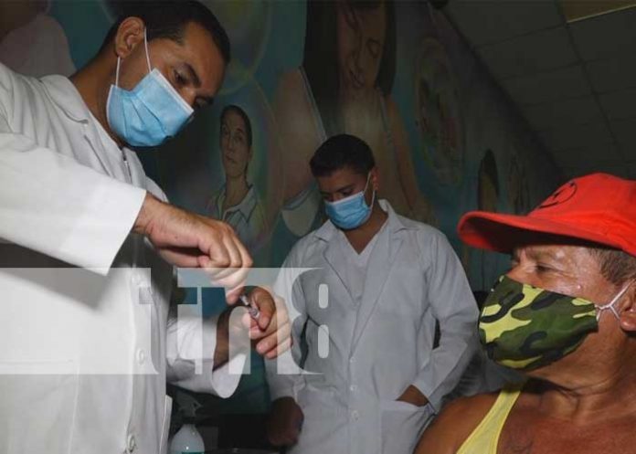 Jornada de aplicación de la vacuna contra el COVID-19 en Estelí