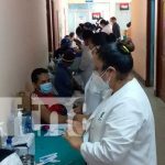 Jornada para aplicar la vacuna en hospitales de Managua