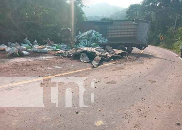 Un fallecido deja un accidente de tránsito en Carretera Waslala Matagalpa
