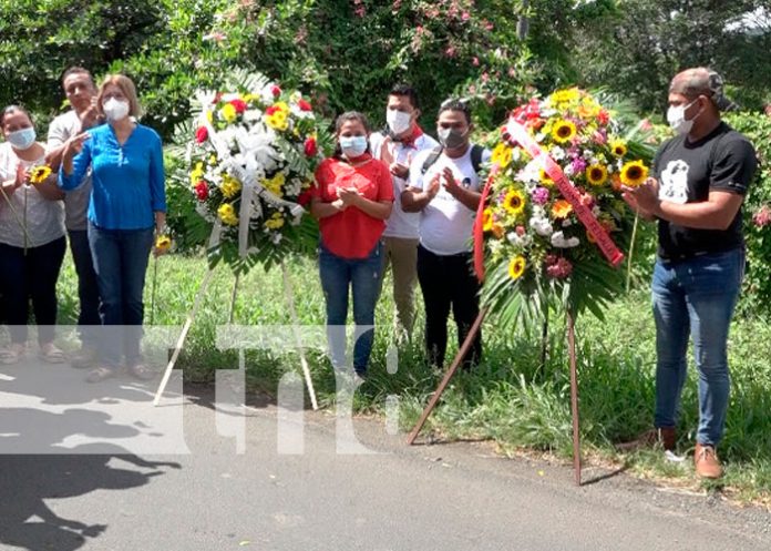 Ticuantepe conmemora a sus héroes y mártires asesinados por la GN