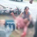 Motociclista grave en accidente de tránsito en Tipitapa