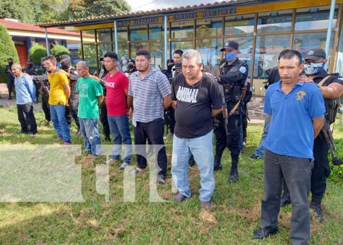Policía Nacional capturó a 15 delincuentes en Jinotega