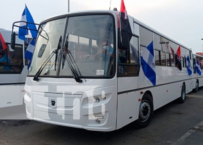 Continúan llegando a Nicaragua nuevos buses para el mejoramiento del transporte