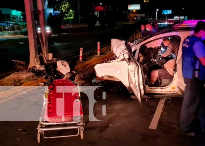 Hombre pierde la vida luego de sufrir un aparatoso accidente en Managua