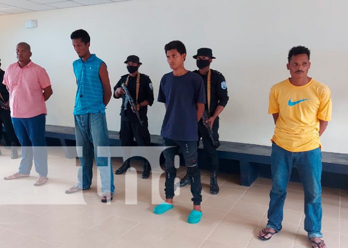 Policía Nacional de Bilwi pone tras las rejas a cinco delincuentes