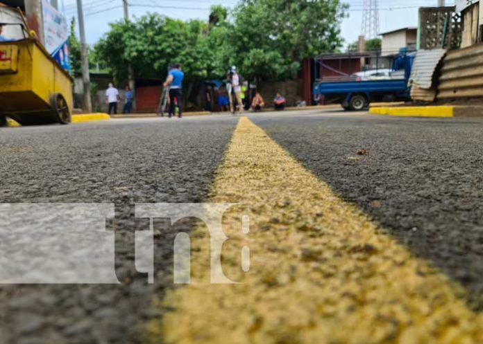 Nuevas calles en el barrio José Santos López, Managua
