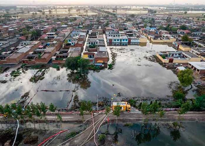 Lluvias en china afecta a un millón de personas y 120 mil son evacuadas