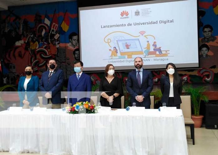 Lanzamiento de Universidad Digital en Nicaragua gracias a convenio CNU y Huawei