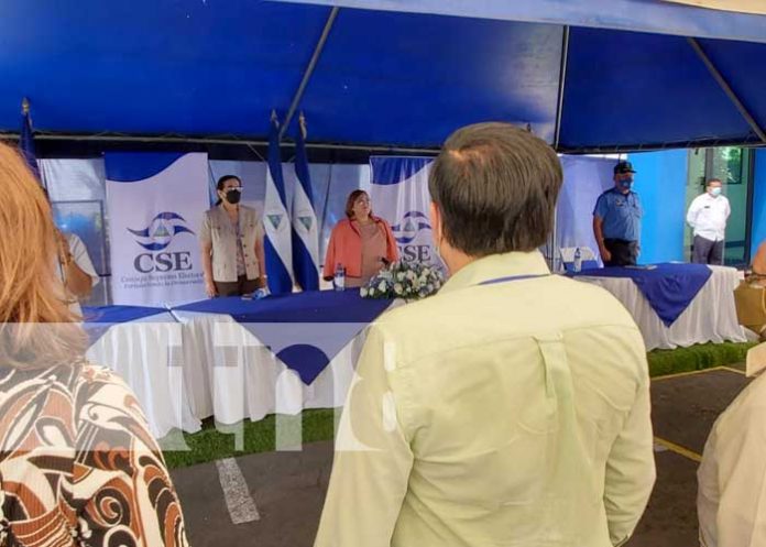 Conferencia del CSE sobre boleta electoral en Nicaragua