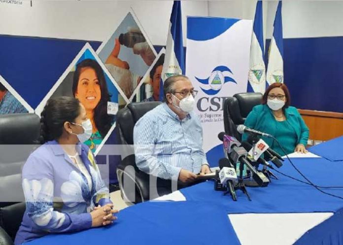 Conferencia del Consejo Supremo Electoral sobre Elecciones en Nicaragua