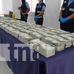 Incautación de dólares tras operativo en Nicaragua