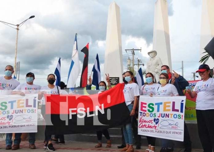 Lanzamiento de la campaña del FSLN en Estelí