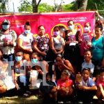 Ayuda alimenticia llega a madres de familia en Jalapa