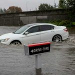 Ejemplo de las fuertes lluvias e inundaciones en California