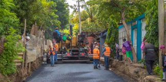 Calles para el Pueblo avanzan 71 por ciento en Managua