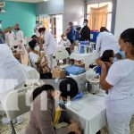 Jornada de vacunación en centro de salud en Managua