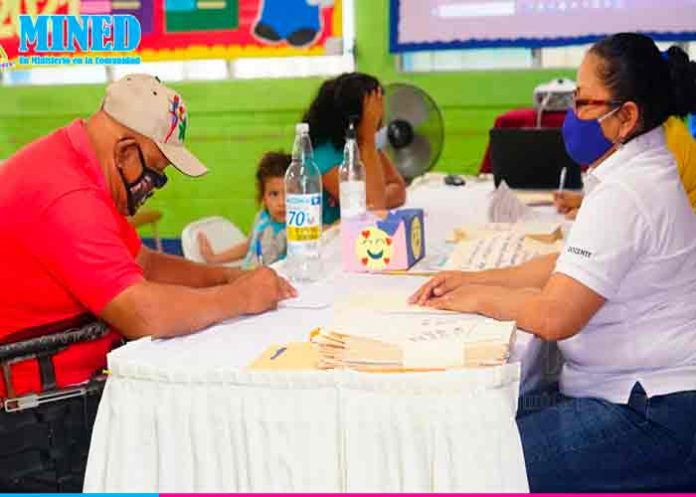 Matrículas para un nuevo año lectivo en educación pública de Nicaragua