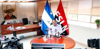 Conferencia de prensa del MCHP en Nicaragua sobre economía