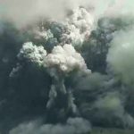 Volcán Monte Aso entró en erupción en Japón