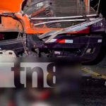 Motociclista impacta contra furgón en Somoto