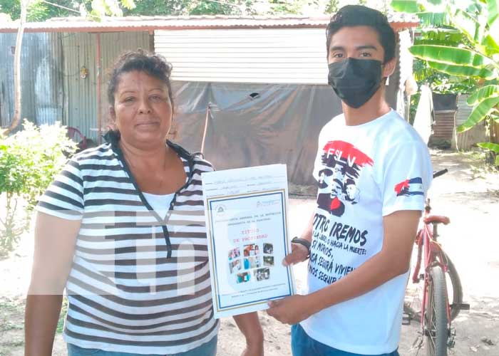 PGR entrega títulos de propiedad en comunidades de Nicaragua