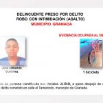 11 sujetos detenidos en Granada por cometer diferentes delitos