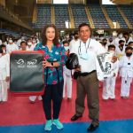 Jóvenes de Managua reciben equipos deportivos en la disciplina de Taekwondo