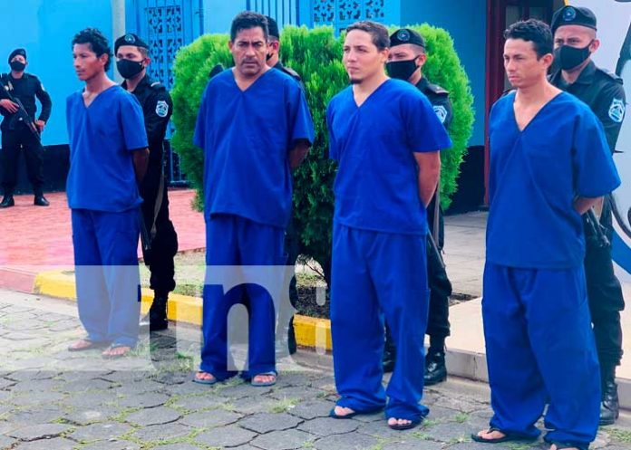 Policía Nacional detiene a varios delincuentes en Rivas