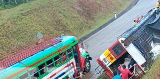 Varios lesionados al volcarse un bus en Bluefields