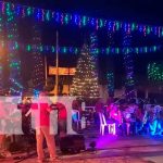Inauguran ornamentación navideña en Jinotega