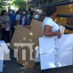 Trasladan maletas electorales a centros de votación en Ometepe